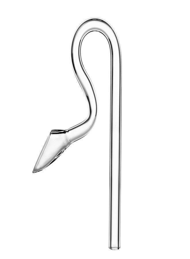 JARDLI Glass Mini Lily Pipe Violet Outflow 10mm for 9/12mm (3/8'' ID) Tubing - Nano Aquarium Planted Tank - Image 1